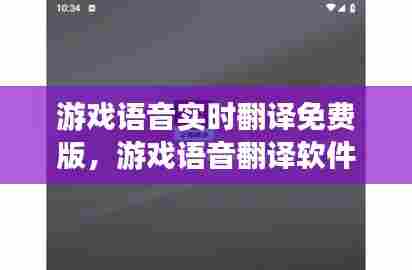 游戏语音实时翻译免费版，游戏语音翻译软件 