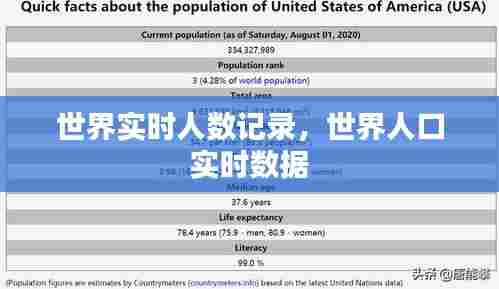 世界实时人数记录，世界人口 实时数据 