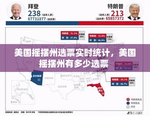 美国摇摆州选票实时统计，美国摇摆州有多少选票 