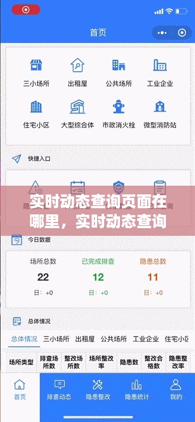 实时动态查询页面在哪里，实时动态查询页面在哪里找 