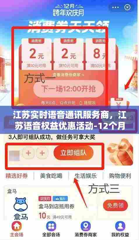 江苏实时语音通讯服务商，江苏语音权益优惠活动-12个月 