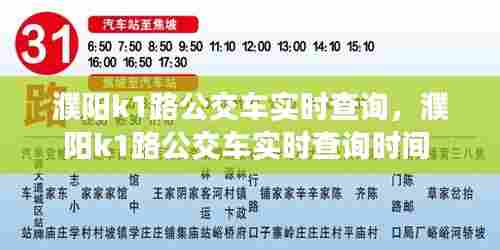 濮阳k1路公交车实时查询，濮阳k1路公交车实时查询时间 