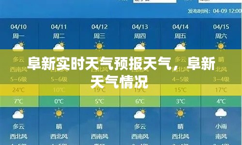 阜新实时天气预报天气，阜新天气情况 