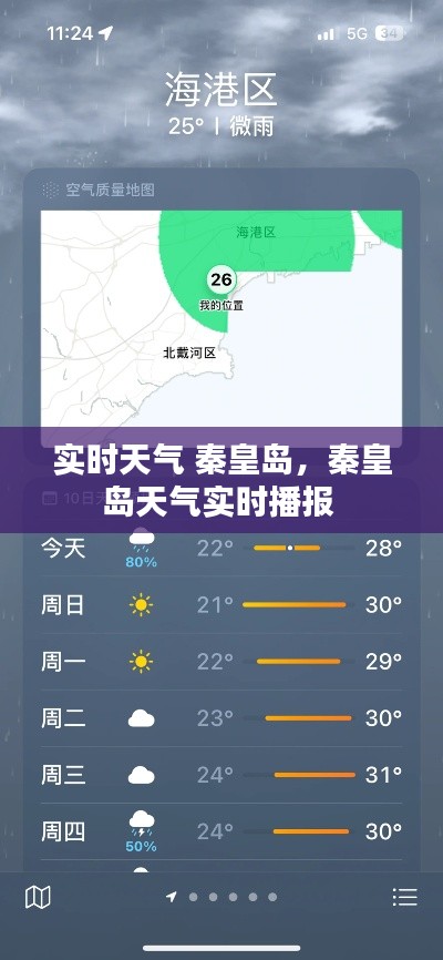 实时天气 秦皇岛，秦皇岛天气实时播报 