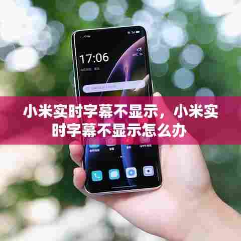 小米实时字幕不显示，小米实时字幕不显示怎么办 