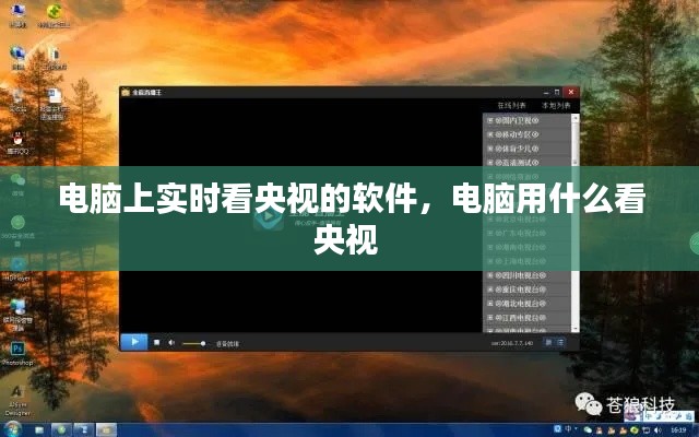 电脑上实时看央视的软件，电脑用什么看央视 