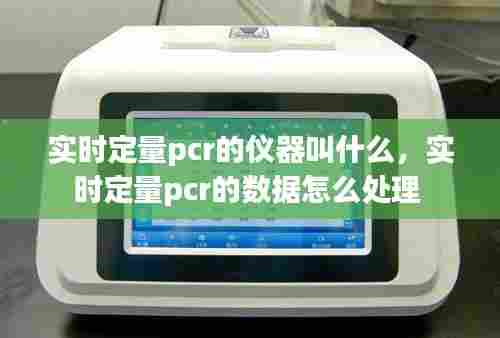实时定量pcr的仪器叫什么，实时定量pcr的数据怎么处理 