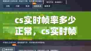 cs实时帧率多少正常，cs实时帧率多少正常 