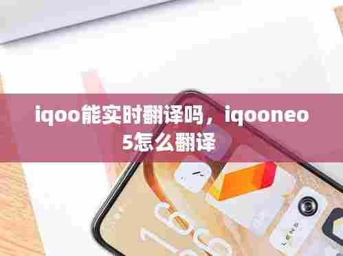 iqoo能实时翻译吗，iqooneo5怎么翻译 