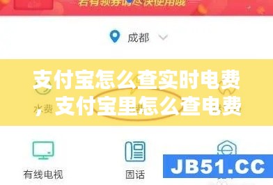 支付宝怎么查实时电费，支付宝里怎么查电费用电量 