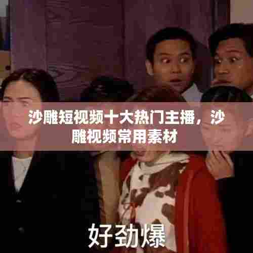 沙雕短视频十大热门主播，沙雕视频常用素材 