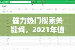 磁力热门搜索关键词，2021年值得推荐的磁力搜索 