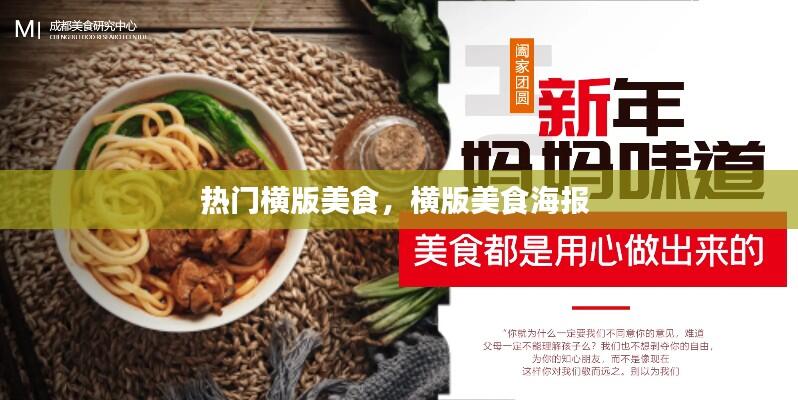 热门横版美食，横版美食海报 