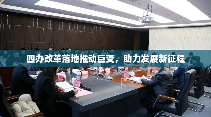 四办改革落地推动巨变，助力发展新征程