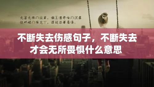 不断失去伤感句子，不断失去才会无所畏惧什么意思 