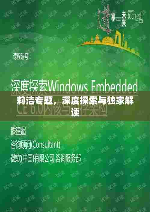 莉洁专题，深度探索与独家解读