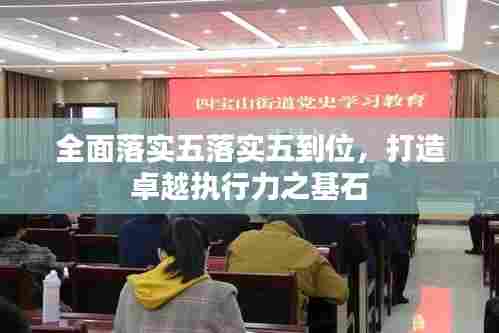 全面落实五落实五到位，打造卓越执行力之基石