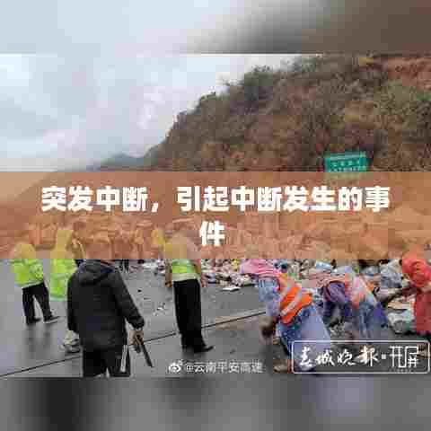 突发中断，引起中断发生的事件 