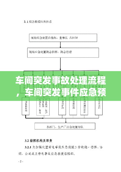 车间突发事故处理流程，车间突发事件应急预案 