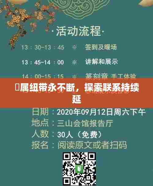 繈属纽带永不断，探索联系持续延