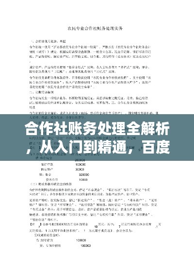 合作社账务处理全解析，从入门到精通，百度助你轻松掌握！