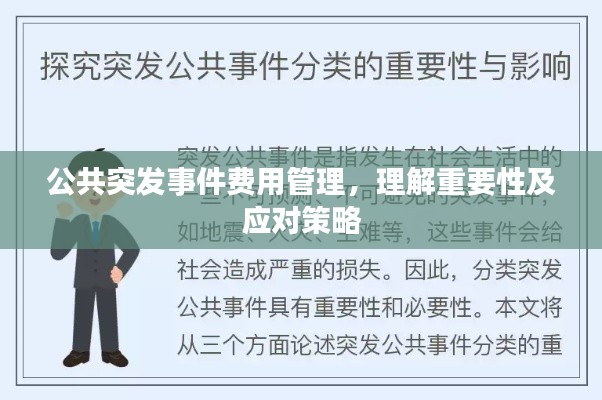 公共突发事件费用管理，理解重要性及应对策略