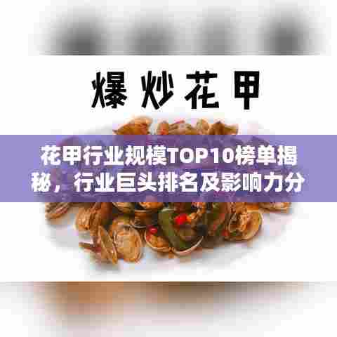花甲行业规模TOP10榜单揭秘，行业巨头排名及影响力分析