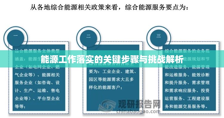 能源工作落实的关键步骤与挑战解析
