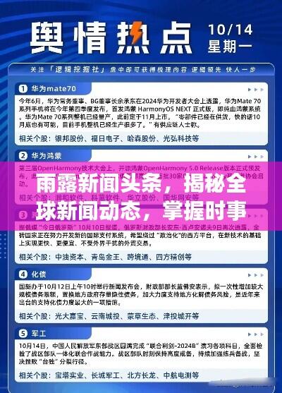 雨露新闻头条，揭秘全球新闻动态，掌握时事热点资讯