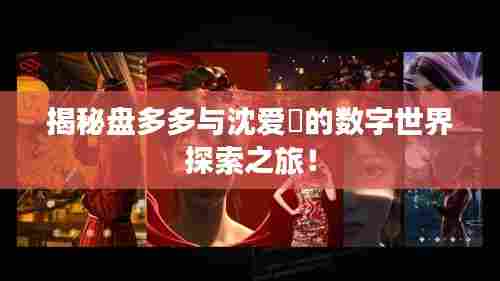 揭秘盘多多与沈爱玥的数字世界探索之旅！