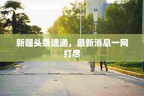 新疆头条速递，最新消息一网打尽