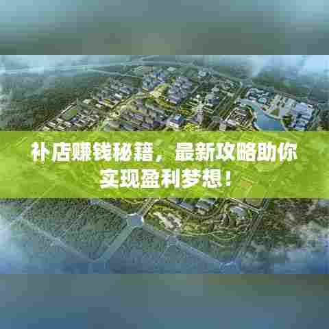 补店赚钱秘籍，最新攻略助你实现盈利梦想！