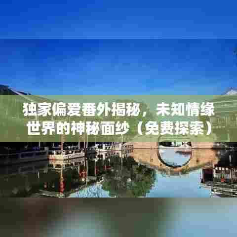 独家偏爱番外揭秘，未知情缘世界的神秘面纱（免费探索）