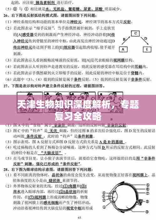 天津生物知识深度解析，专题复习全攻略