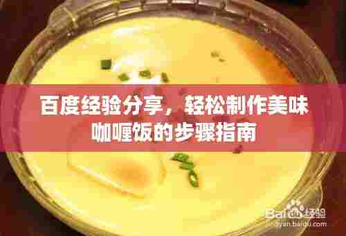 百度经验分享，轻松制作美味咖喱饭的步骤指南