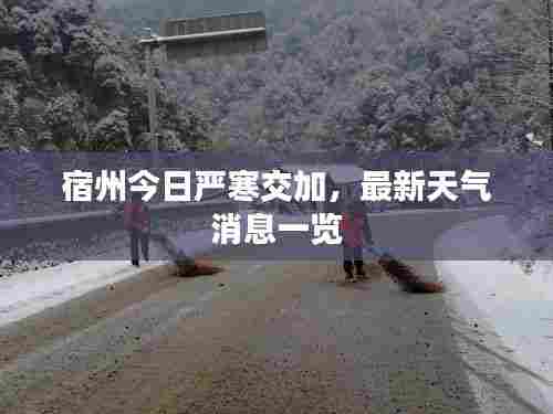 宿州今日严寒交加，最新天气消息一览