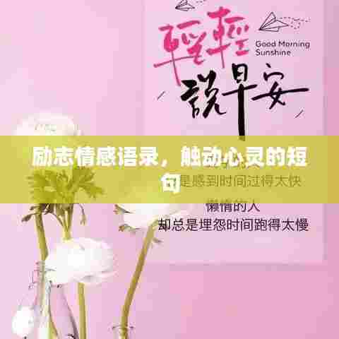 励志情感语录，触动心灵的短句