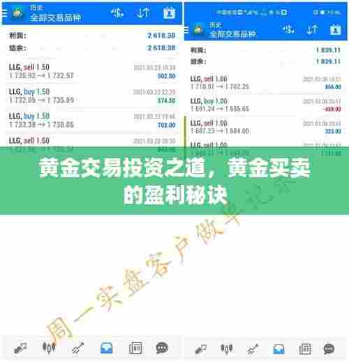 黄金交易投资之道，黄金买卖的盈利秘诀