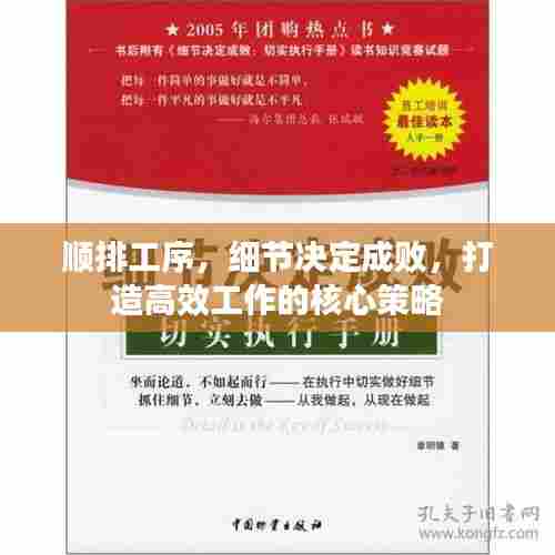 顺排工序，细节决定成败，打造高效工作的核心策略