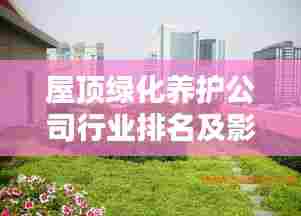 屋顶绿化养护公司行业排名及影响力深度解析