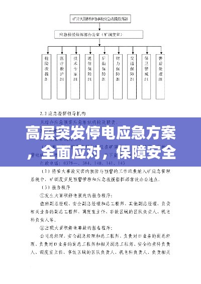 高层突发停电应急方案，全面应对，保障安全