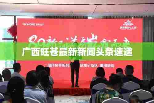 广西旺苍最新新闻头条速递